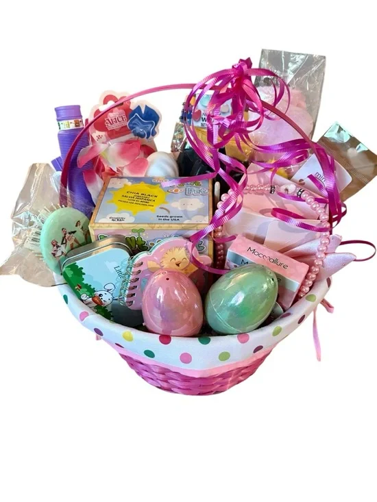 6. Girls Easter Basket - Picture 1 of 8